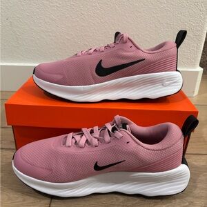 Nike Pink and Black Sneakers